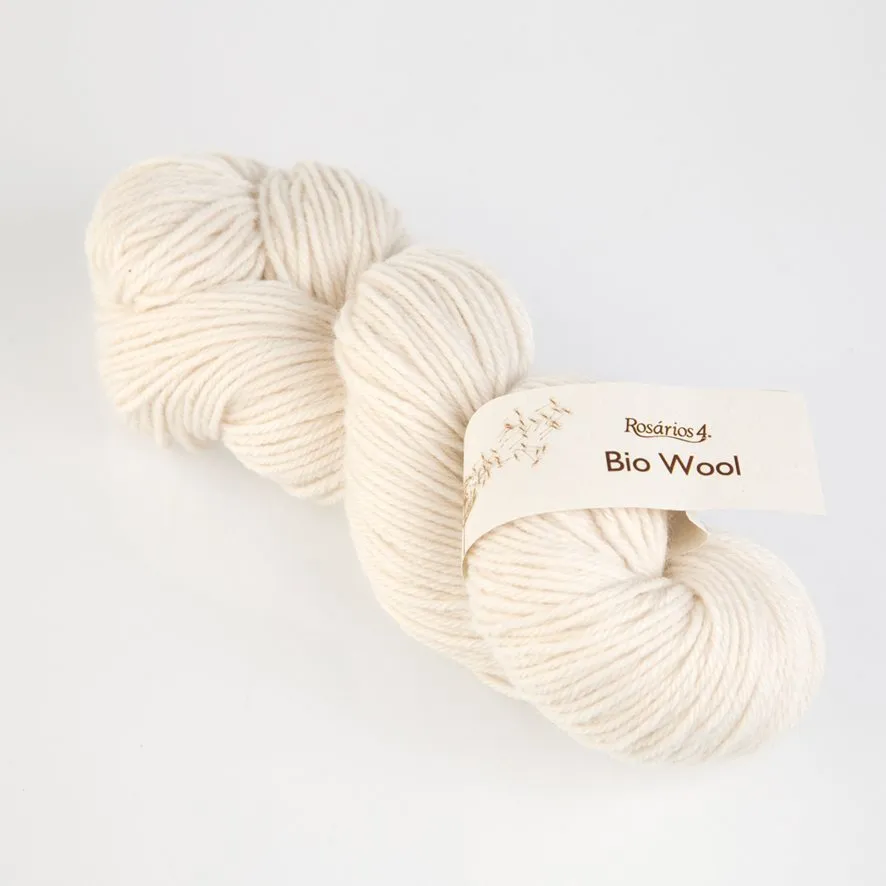 Rosarios4 Bio-Wool filato da tingere naturale