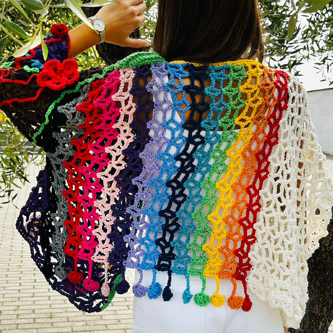 Gomitolorosa Kimono opera lana 2024