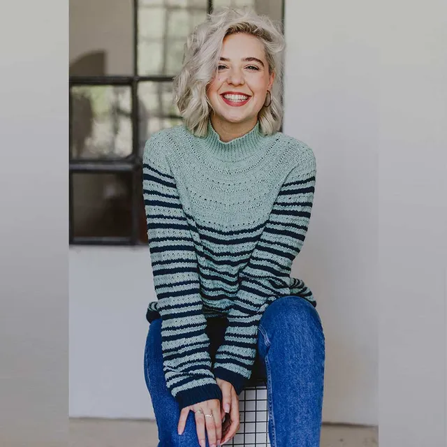 Pascuali Ashina schema maglia pullover a righe
