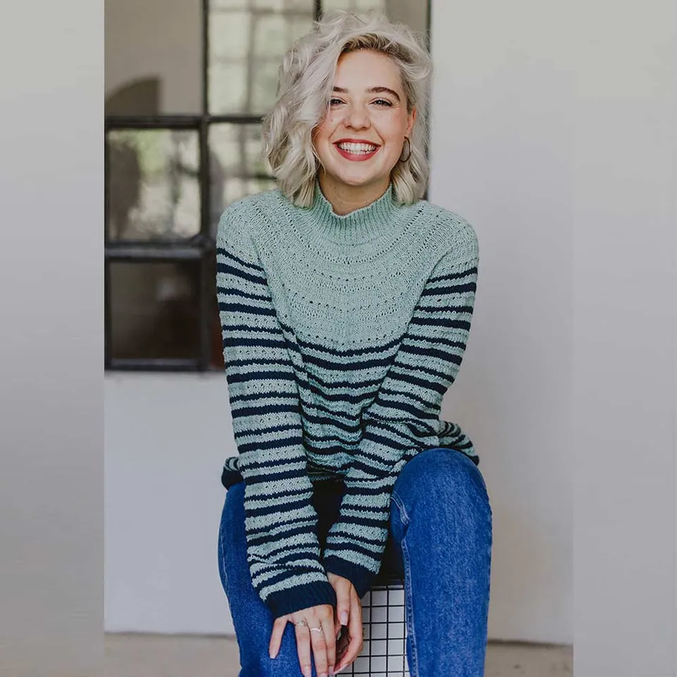 Pascuali Ashina schema maglia pullover a righe