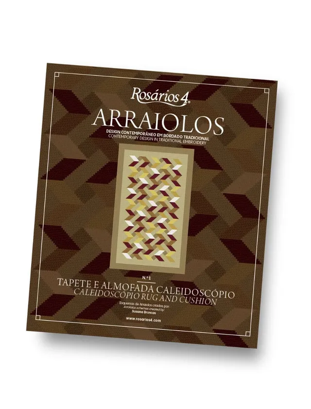 Rosarios4 N.1 Caleidoscopio rivista arraiolos tappeto