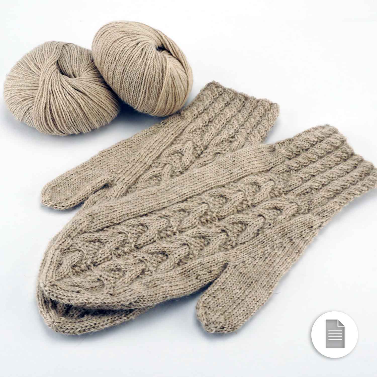 Pascuali Royal Mittens muffole schema maglia ai ferri