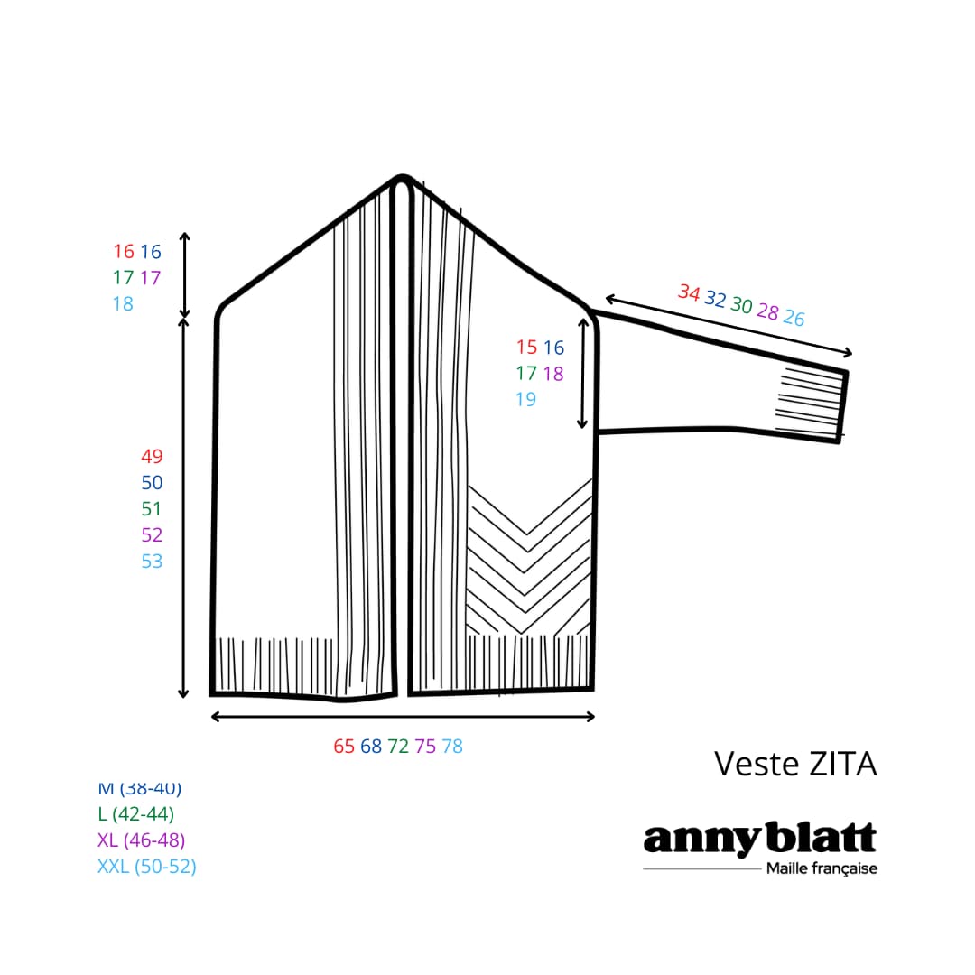 Annyblatt Zita kit maglia cappotto jacquard