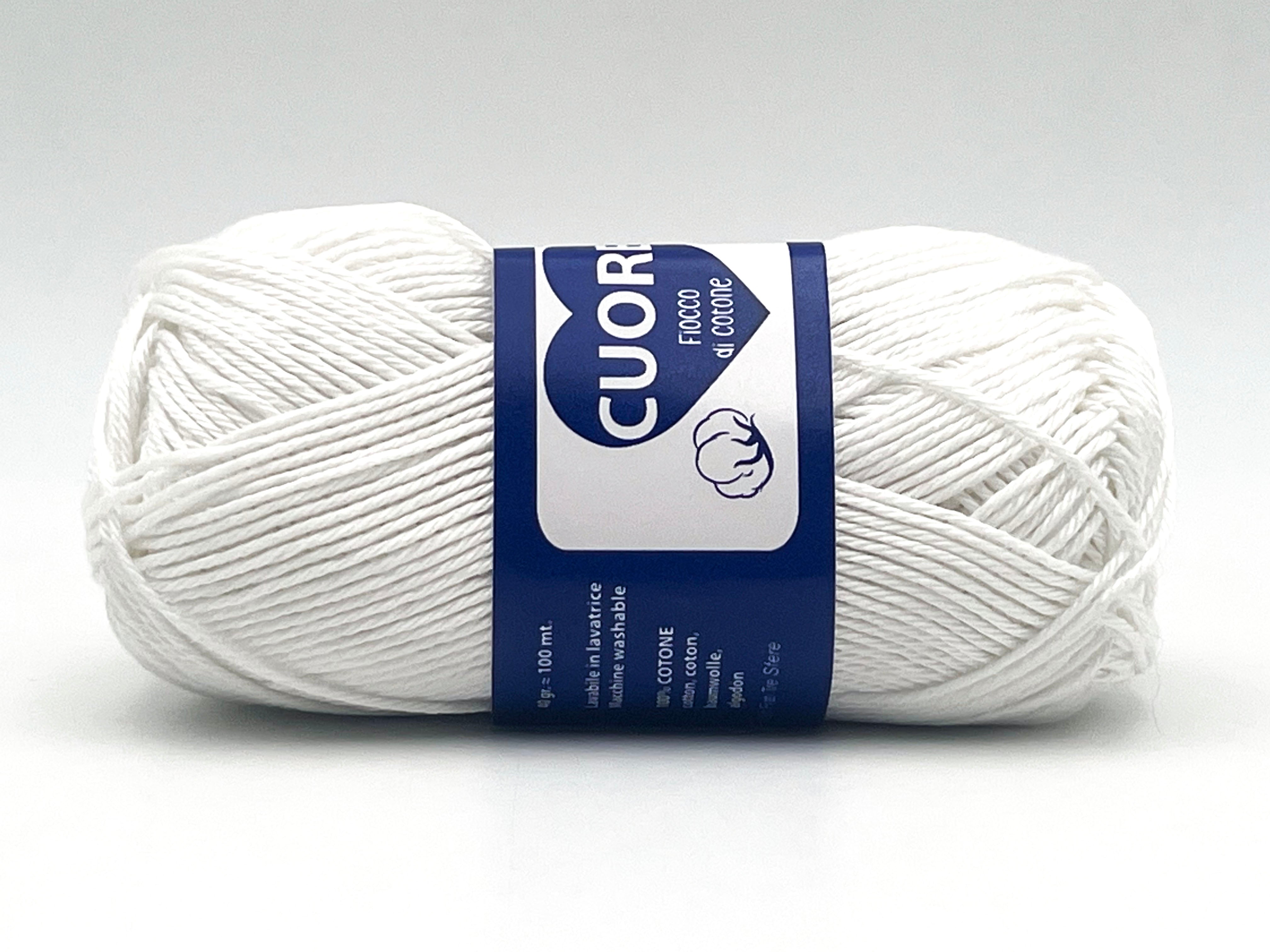 Il Filo di Arianna Cuore gomitolo cotone 40g tinta unita