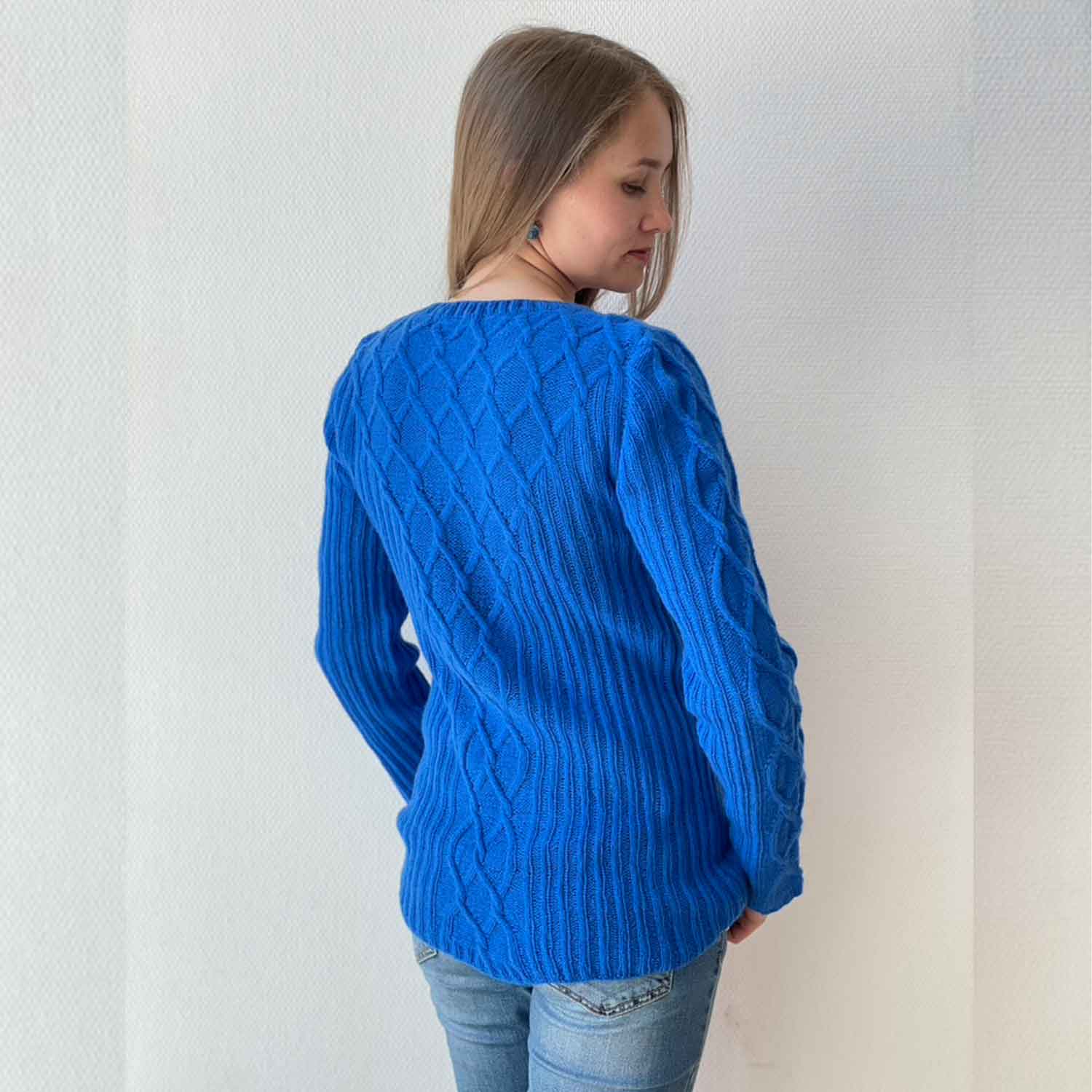 Pascuali Rapunzel Pullover schema maglia PDF trecce