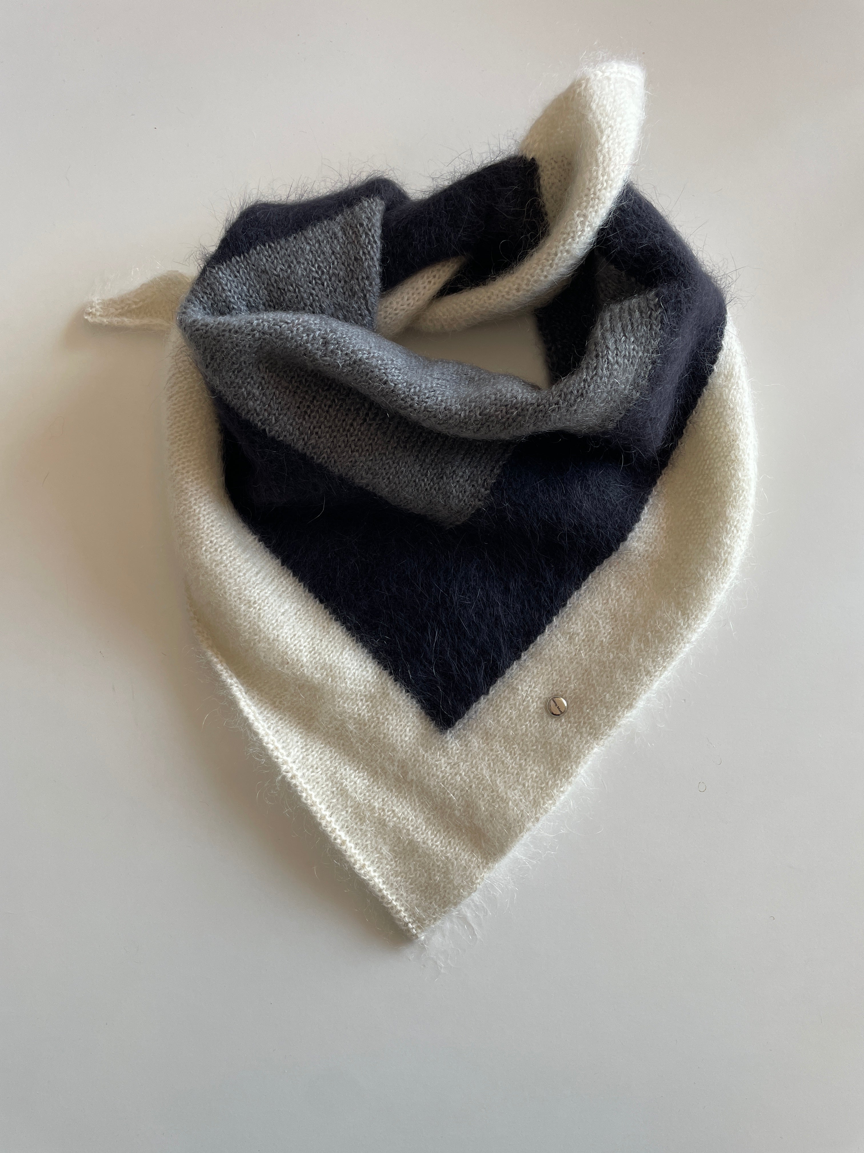 Anny Blatt Bandana scaldacollo lana mohair seta