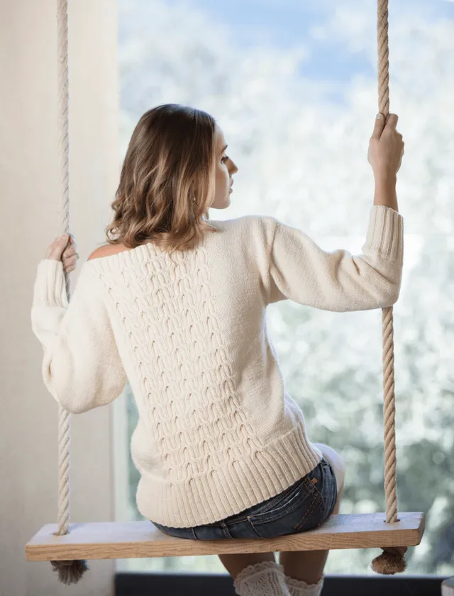 Rosarios4 191 Camisola Marble schema maglia donna