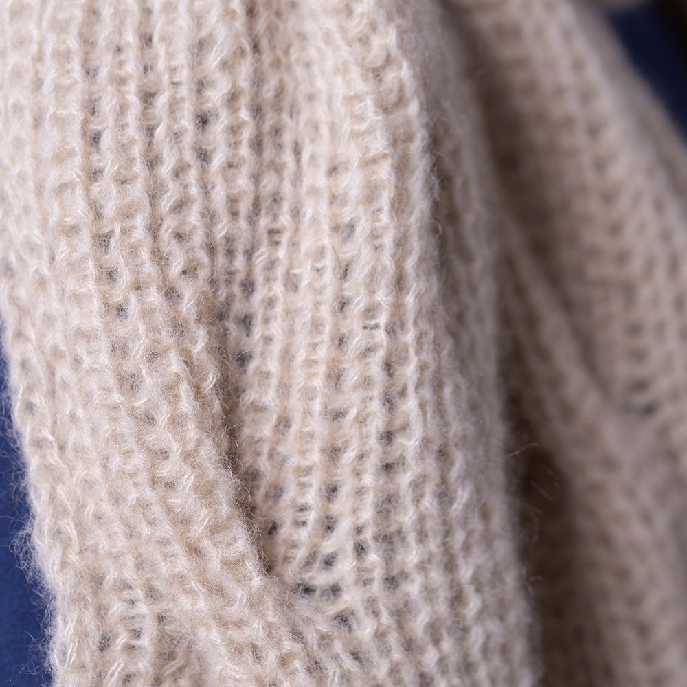 Pascuali Braided Waves schema sciarpa mezza brioche