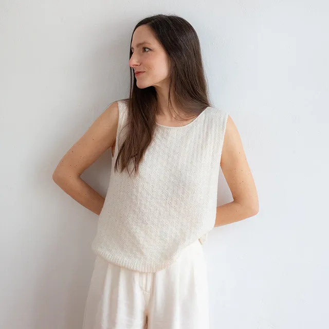 Pascuali Dandelion Whiff Top schema maglia cotone