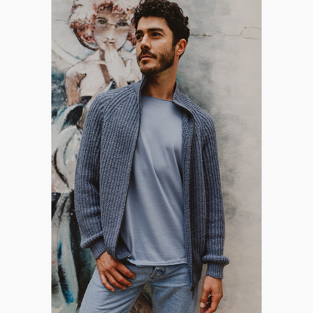 Pascuali Ketan cardigan schema maglia cerniera