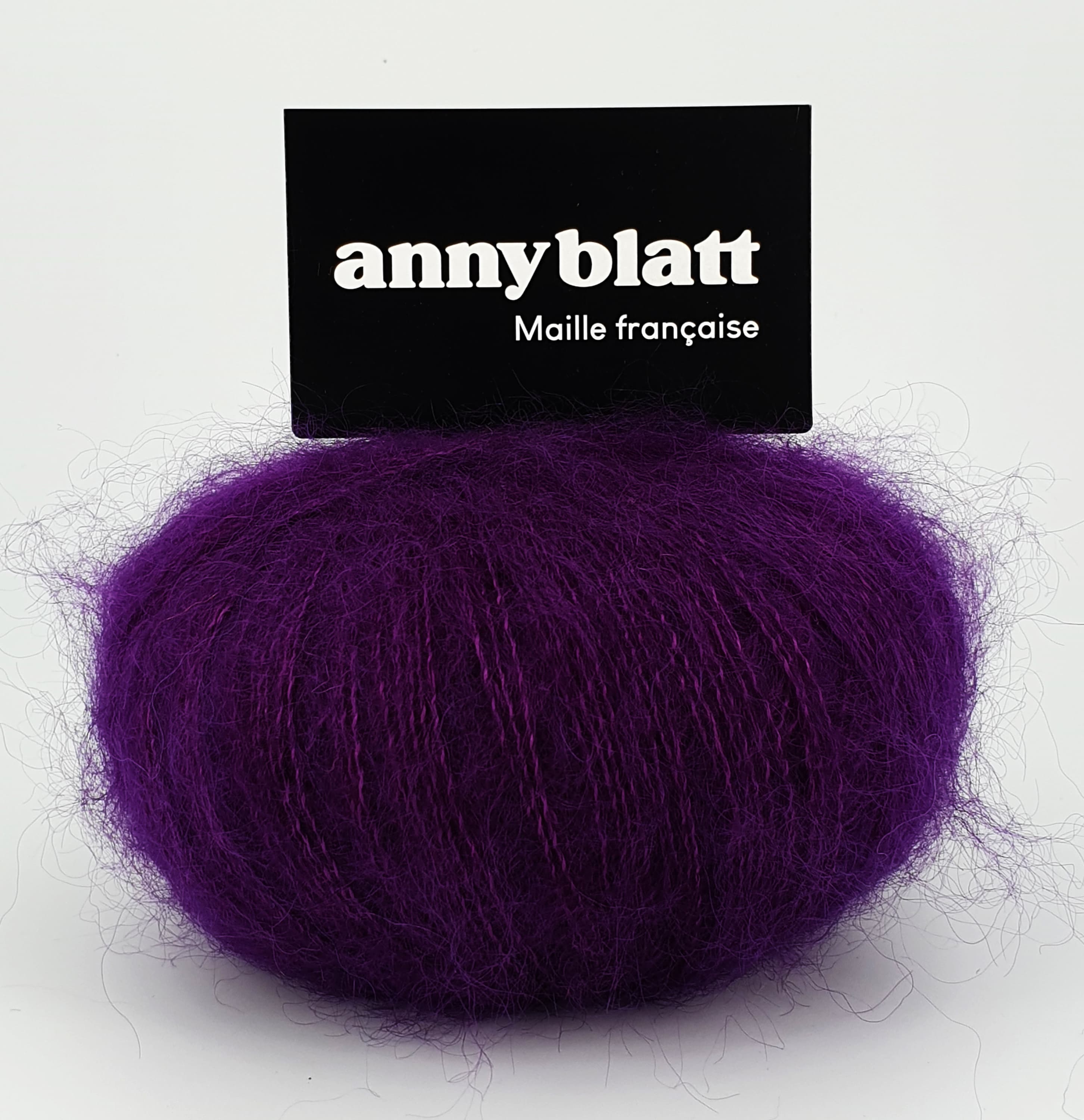 Annyblatt Albane pull donna scollo V mohair