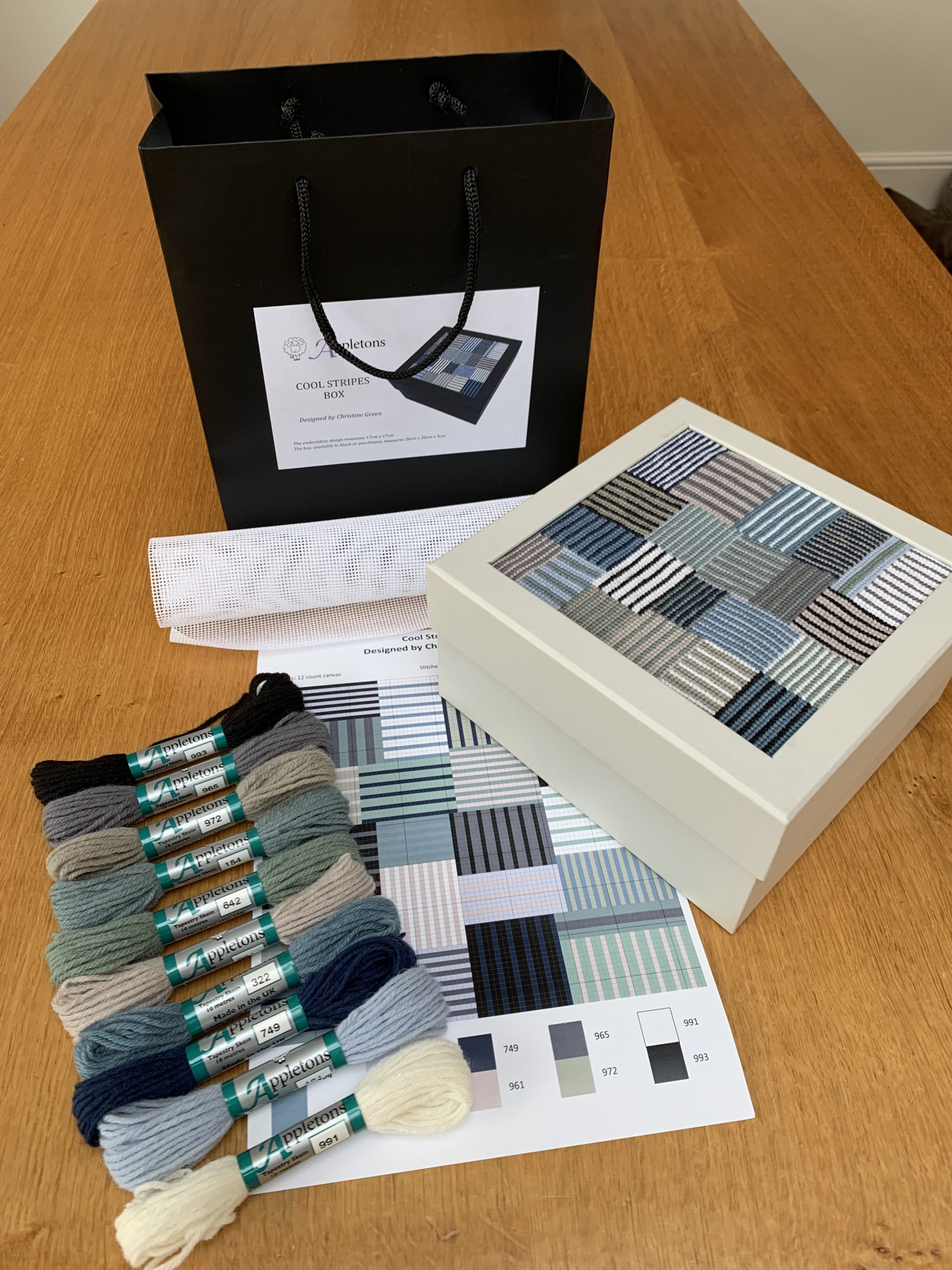 Appleton Stitch-your-own-boxes Medium kit arazzo