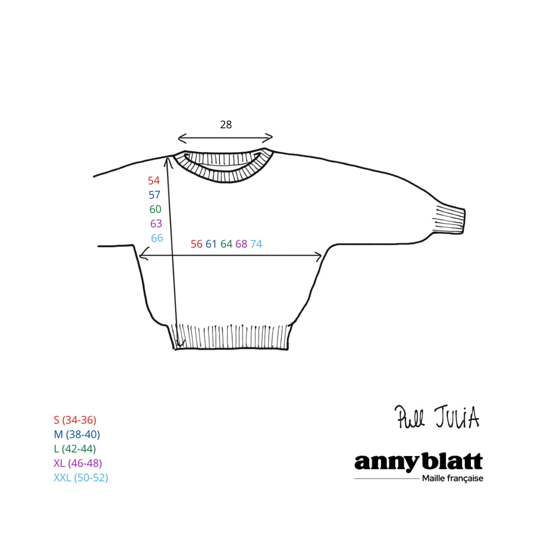 Anny Blatt Julia kit maglia mohair e seta