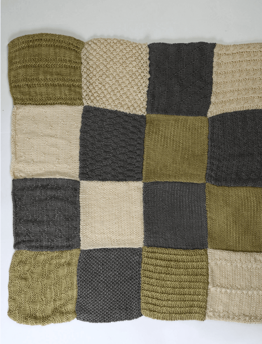 Rosarios4 151 Manta Solo Latte schema coperta