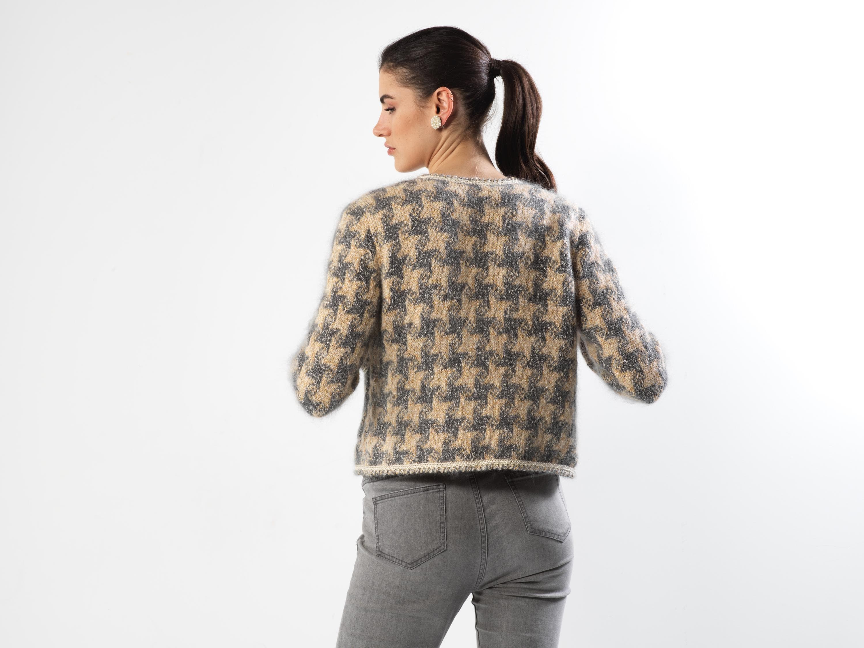 Annyblatt Paula kit maglia giacca pied-de-poule