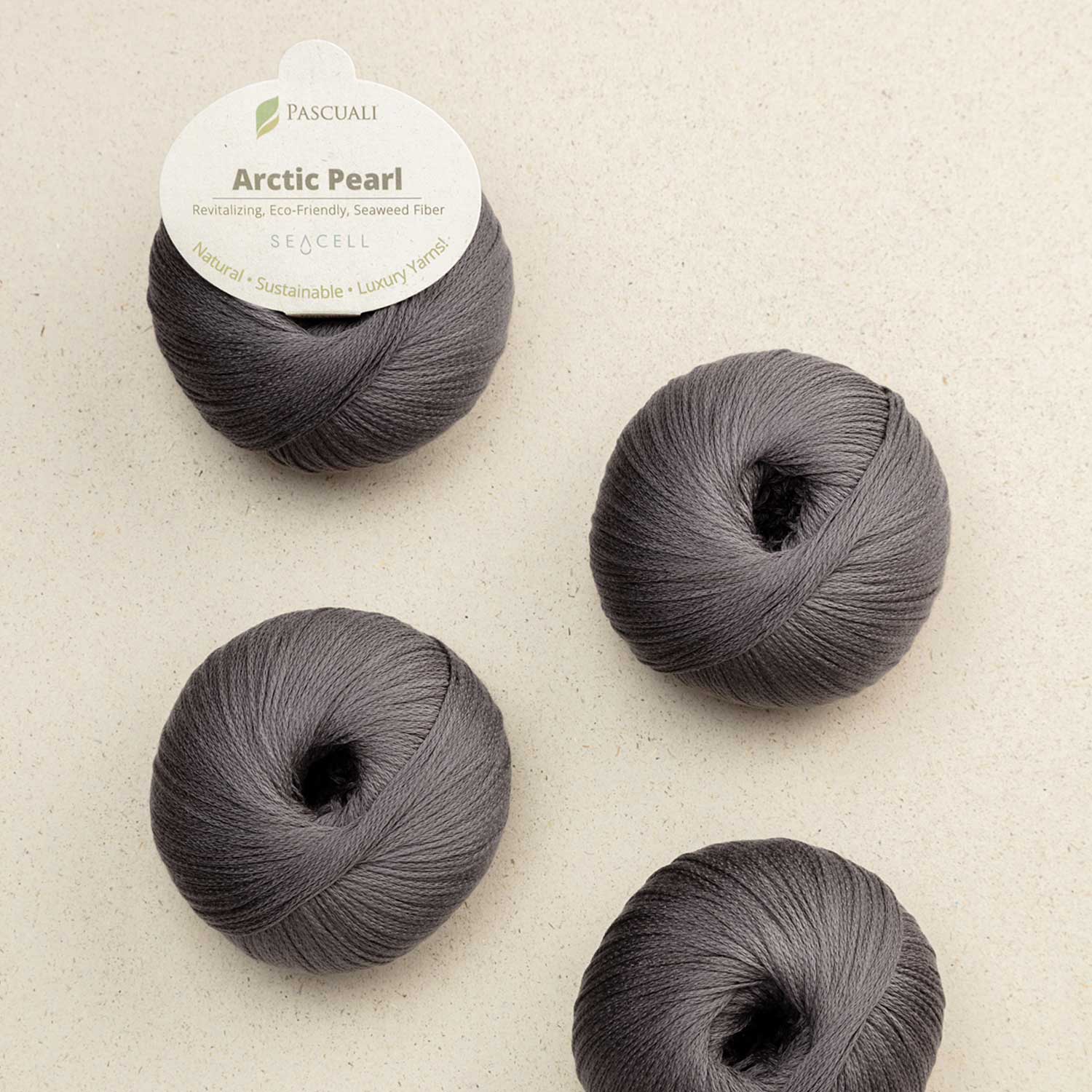 Pascuali Arctic Pearl filato vegano Seaweed 18