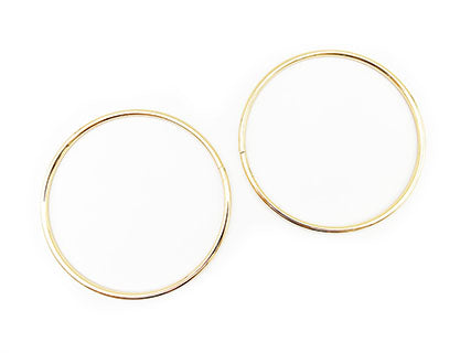 Il Filo di Arianna Manici Anello manici acciaio oro 10 cm 2 pz