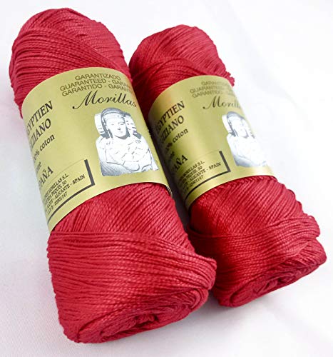 Morillas Zepelines Ne 5/2 cotone perlato rosso 11 2x75 g