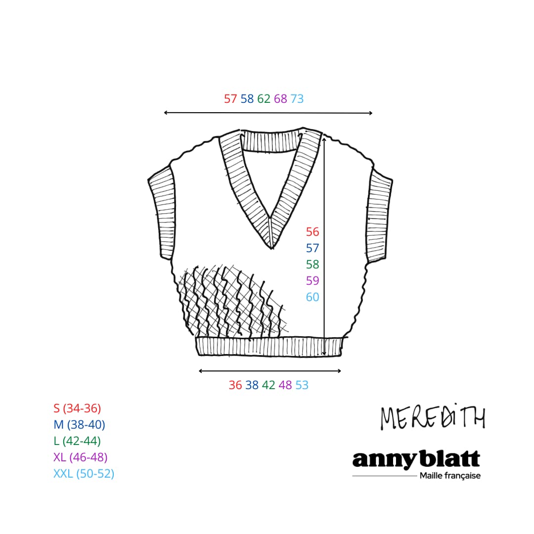 Annyblatt Meredith top kit maglia taglia M nero cotone