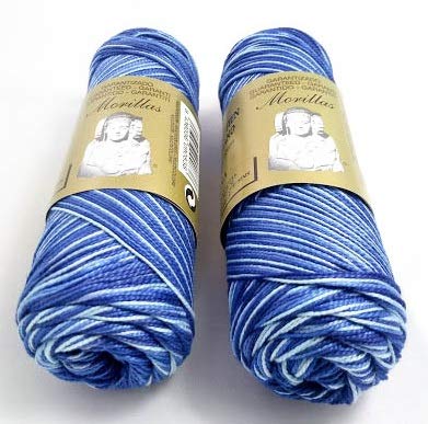 Morillas Zepelines Ne 5/2 cotone perlato blu 29 2x75g