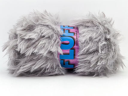 Il Filo di Arianna Fluffy filato pelliccia bianco 01 200 g pelo lungo