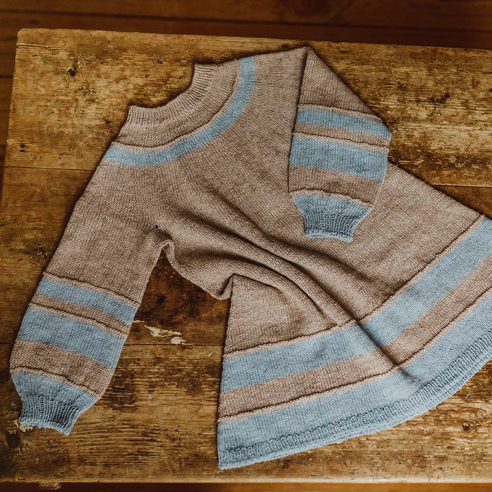 Pascuali Ajuna schema vestito bambina cotone alpaca
