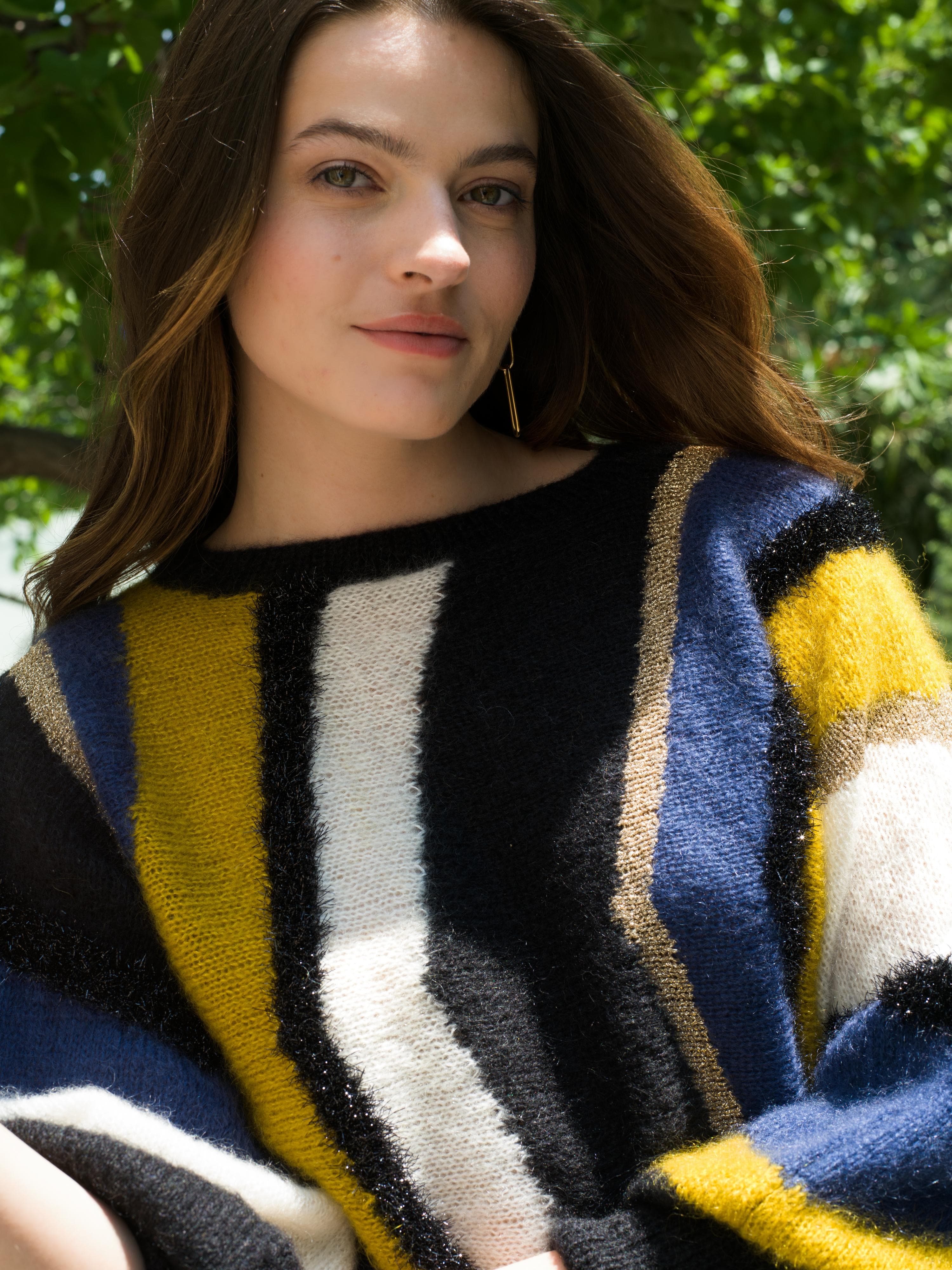 Anny Blatt Dakota pull da lavorare nero S