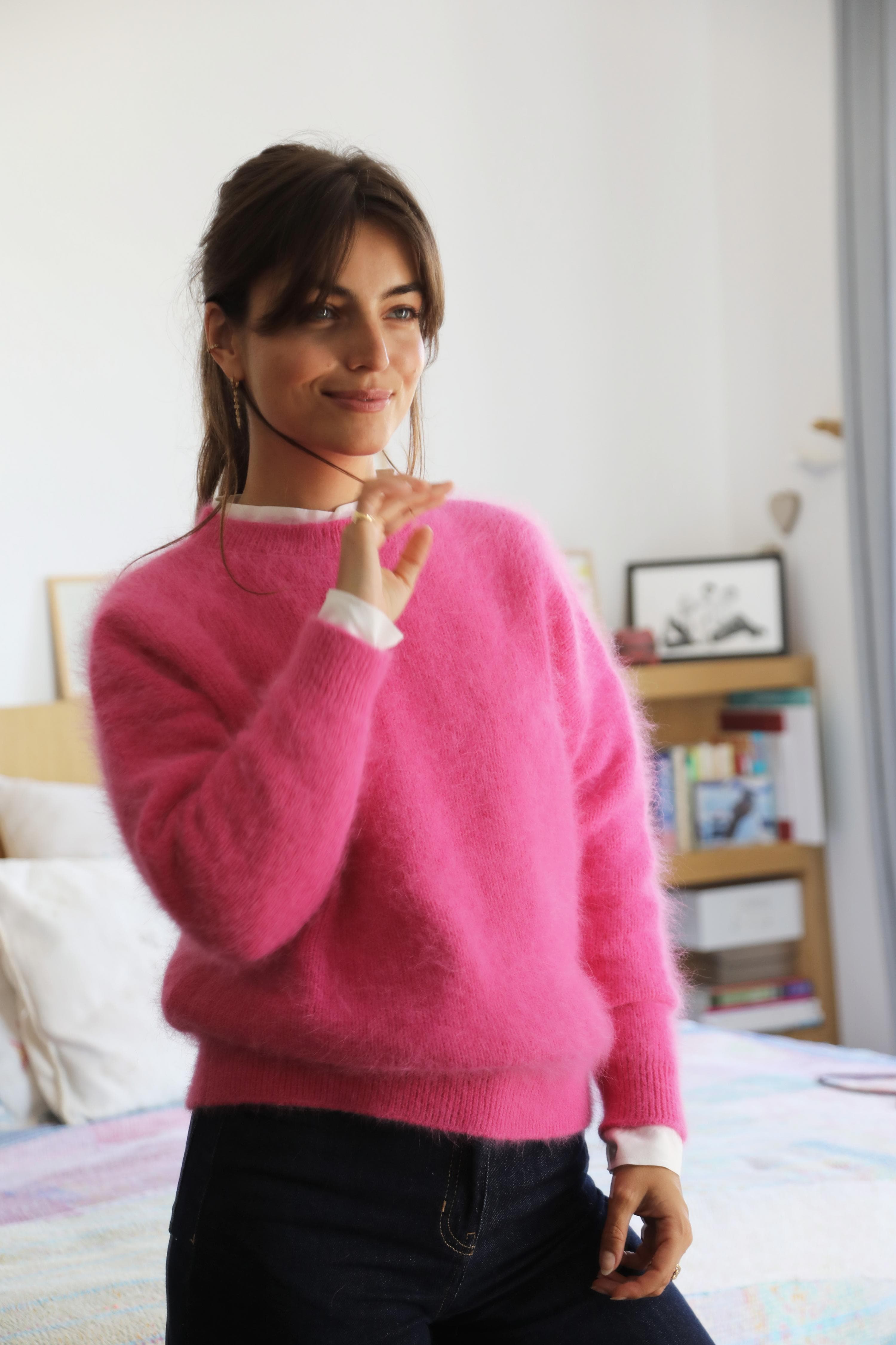 Anny Blatt Pipa Sorbet kit maglia angora leggero