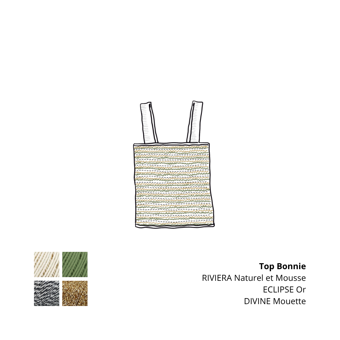 Annyblatt Bonnie top kit maglia cotone estivo