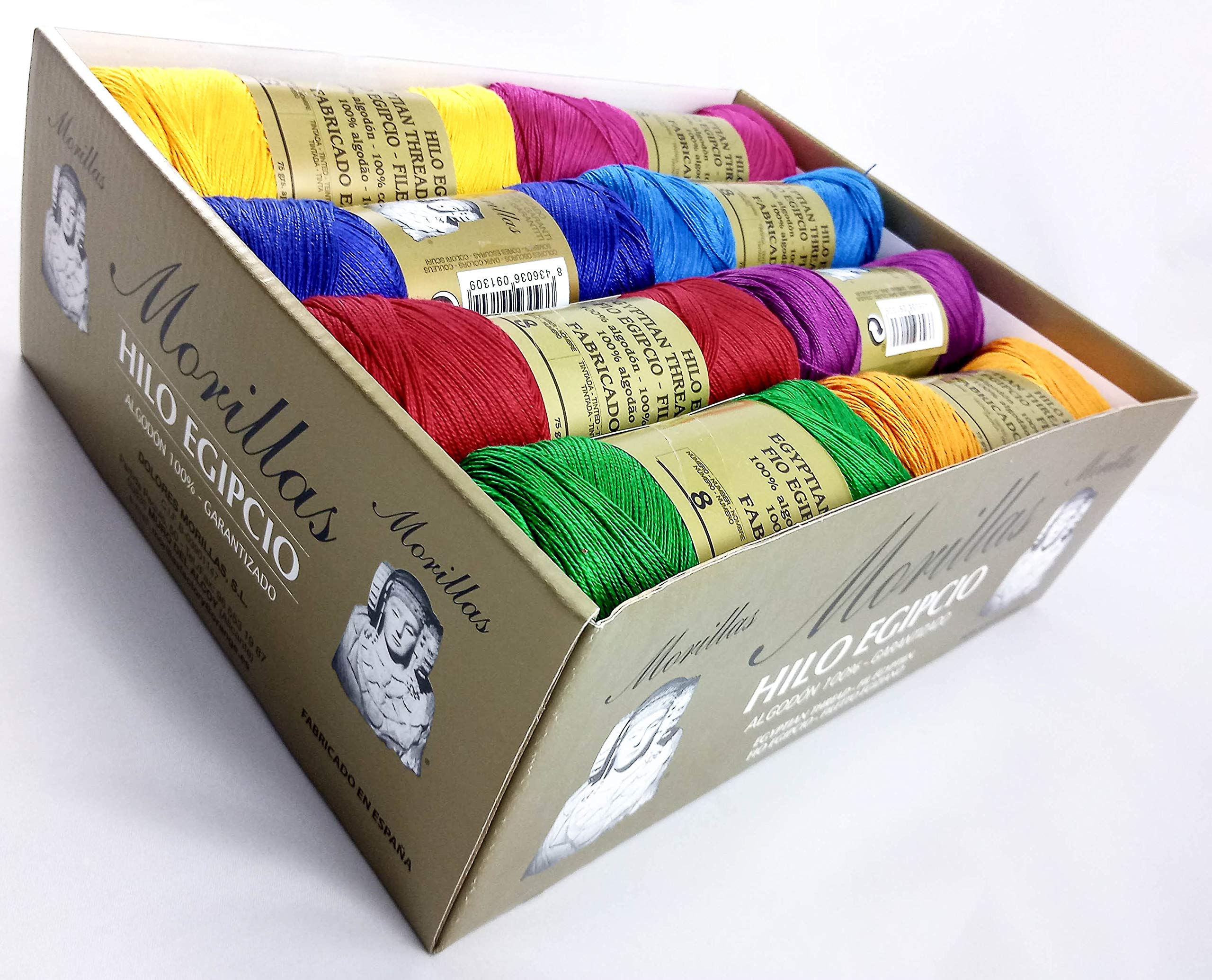 Morillas Zepeline Ne 8/2 filo cotone perlato 16pz scuri