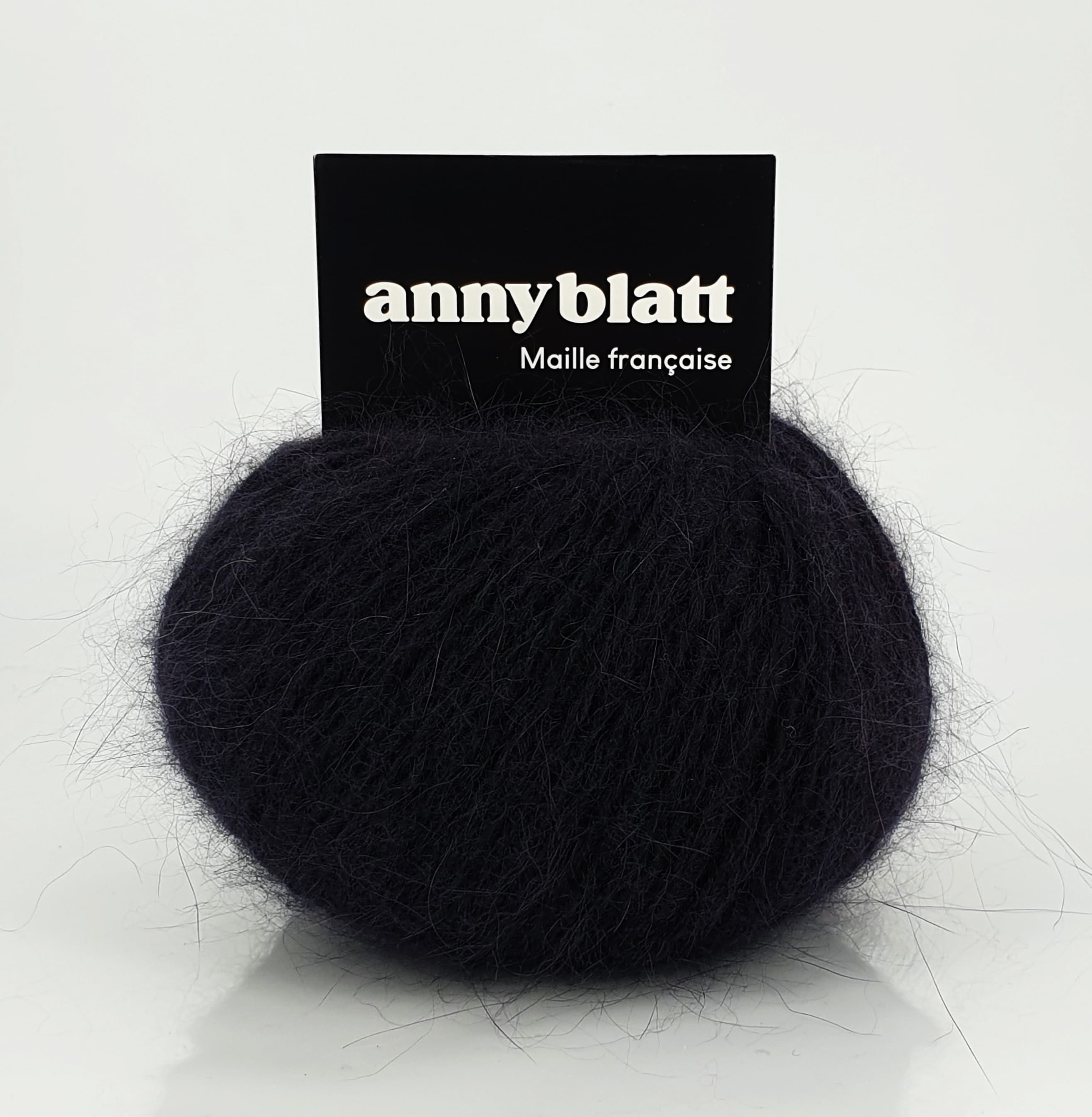 Annyblatt Megève fascia maglia angora Naturale unica
