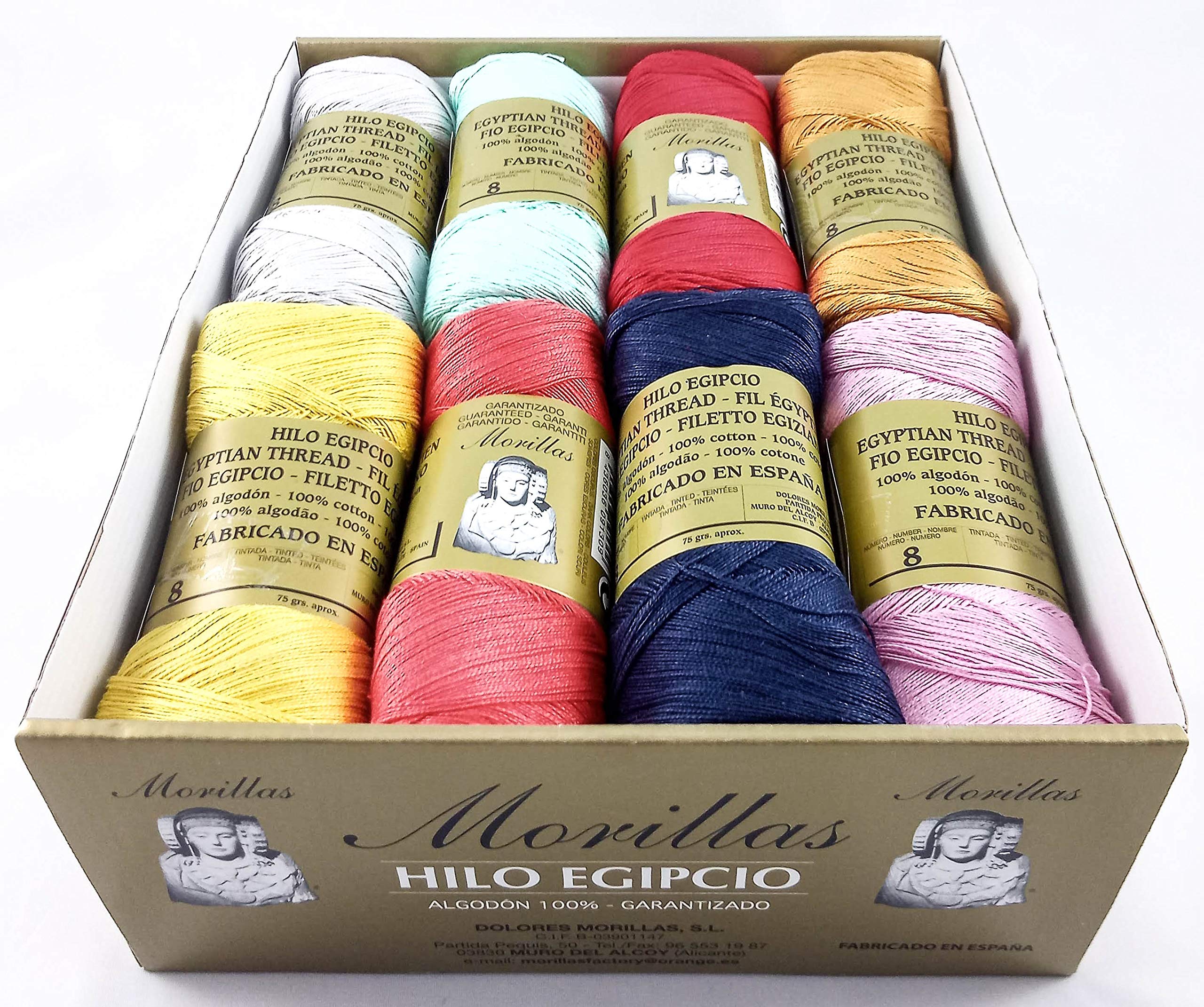 Morillas Zepelines Ne 8/2 cotone perlato serie 4 16x75 g assortiti