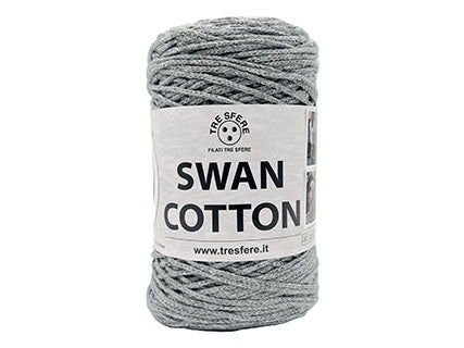 Swan Cotton 2501 cordino cotone nero 250 g tinta unita
