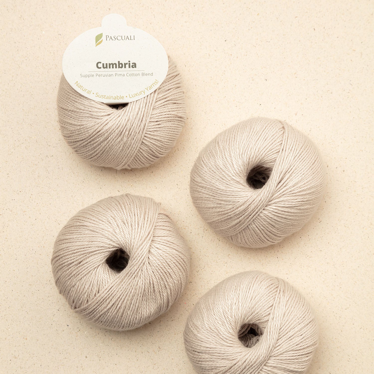 Pascuali Cumbria filato cotone Pima e bamboo vegano