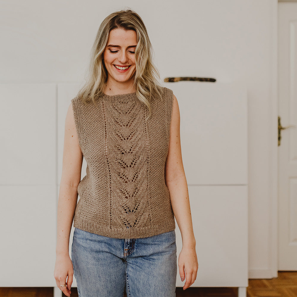 Pascuali Amaya Slipover schema gilet traforato
