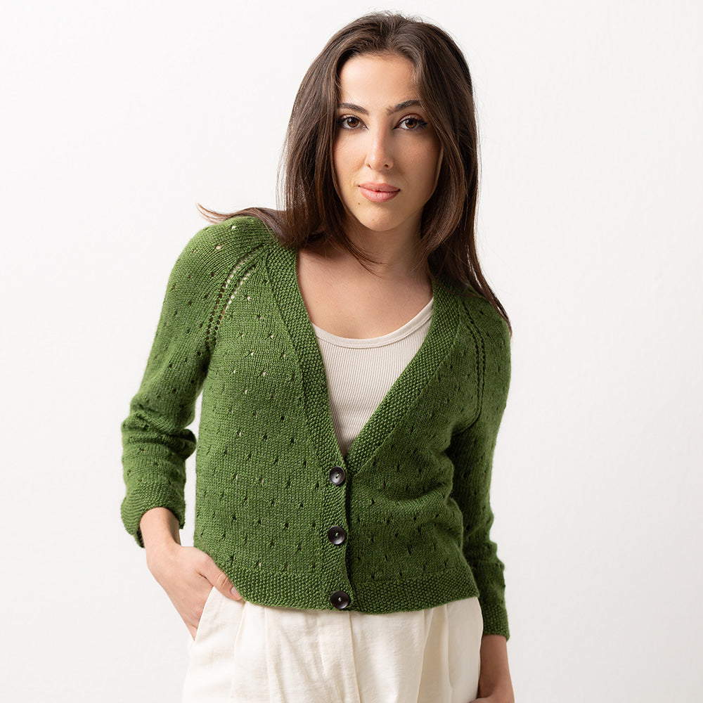 Pascuali Summer Breeze cardigan schema maglia traforato download