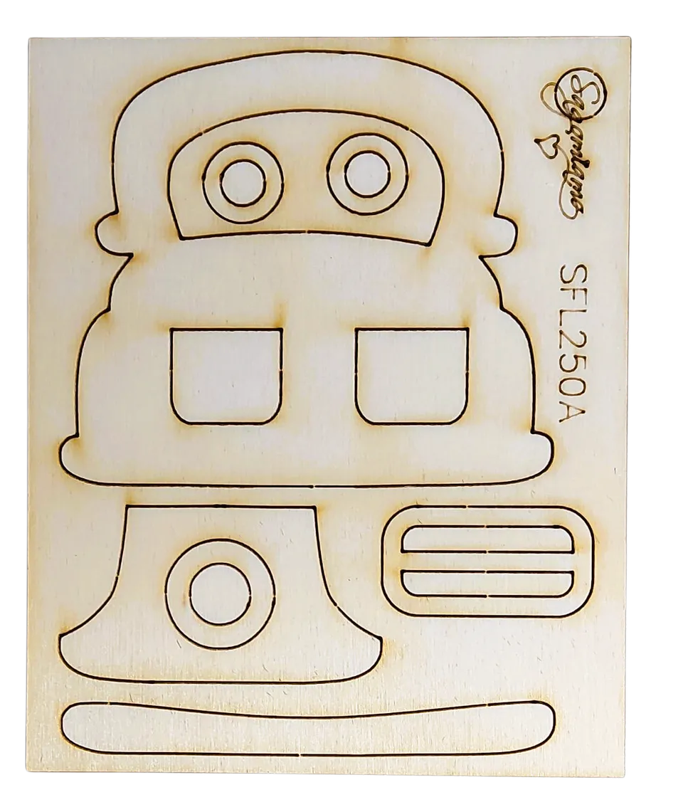 Il Filo di Arianna Sagomiamo Furgone 250A sagoma legno 10cm