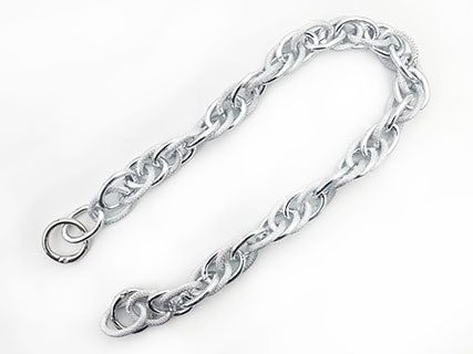 Il Filo di Arianna Catena Borsa in Metallo 50 cm Moschettone