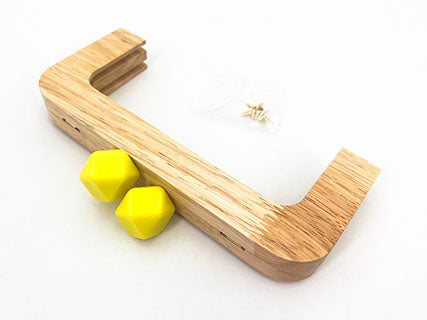 Il Filo di Arianna Prisma clic clac legno resina 20x8 cm