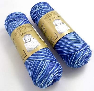 Morillas Zepelines Ne 5/2 cotone perlato blu 29 2x75g