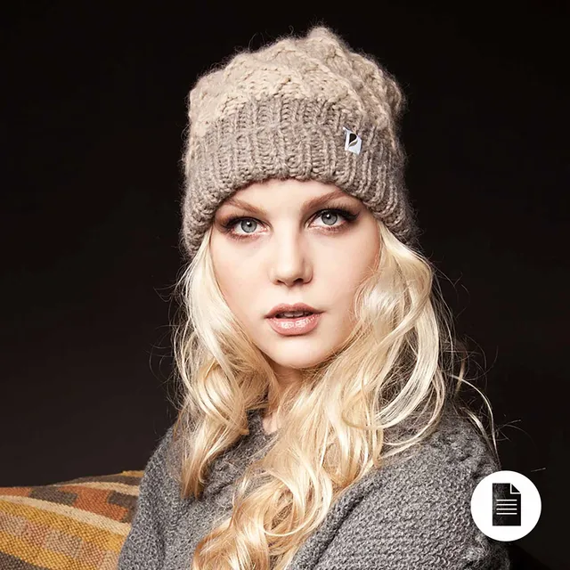 Pascuali Aconcagua Hat schema maglia cappello baby alpaca
