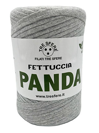 Il Filo di Arianna Panda Fettuccia Cotone Nero 01 250g