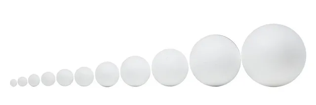 Il Filo di Arianna Sfere Polistirolo Decorazioni Sfera 2cm