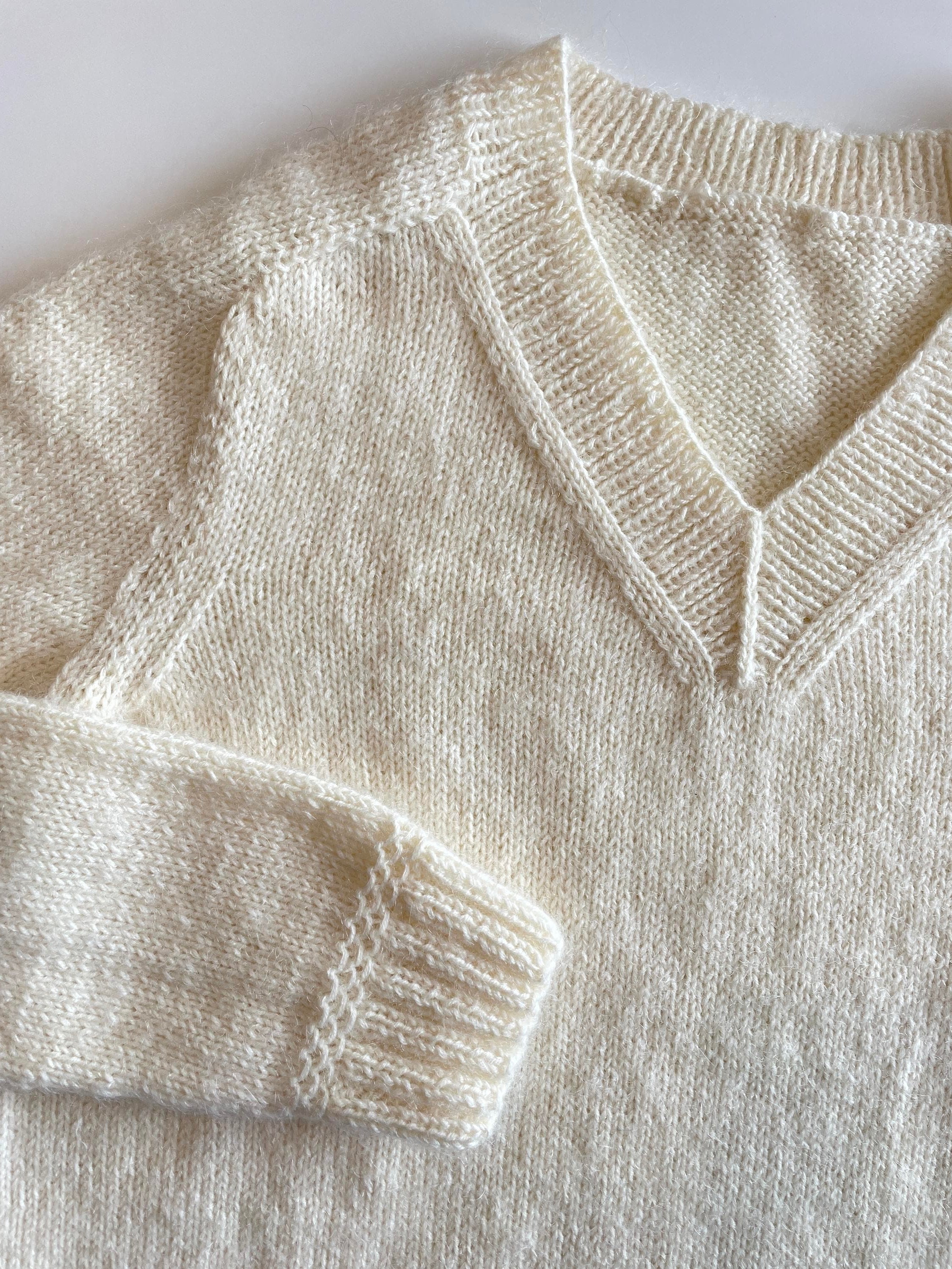 Annyblatt Pull Amael kit maglia scollo V merinos taglia M
