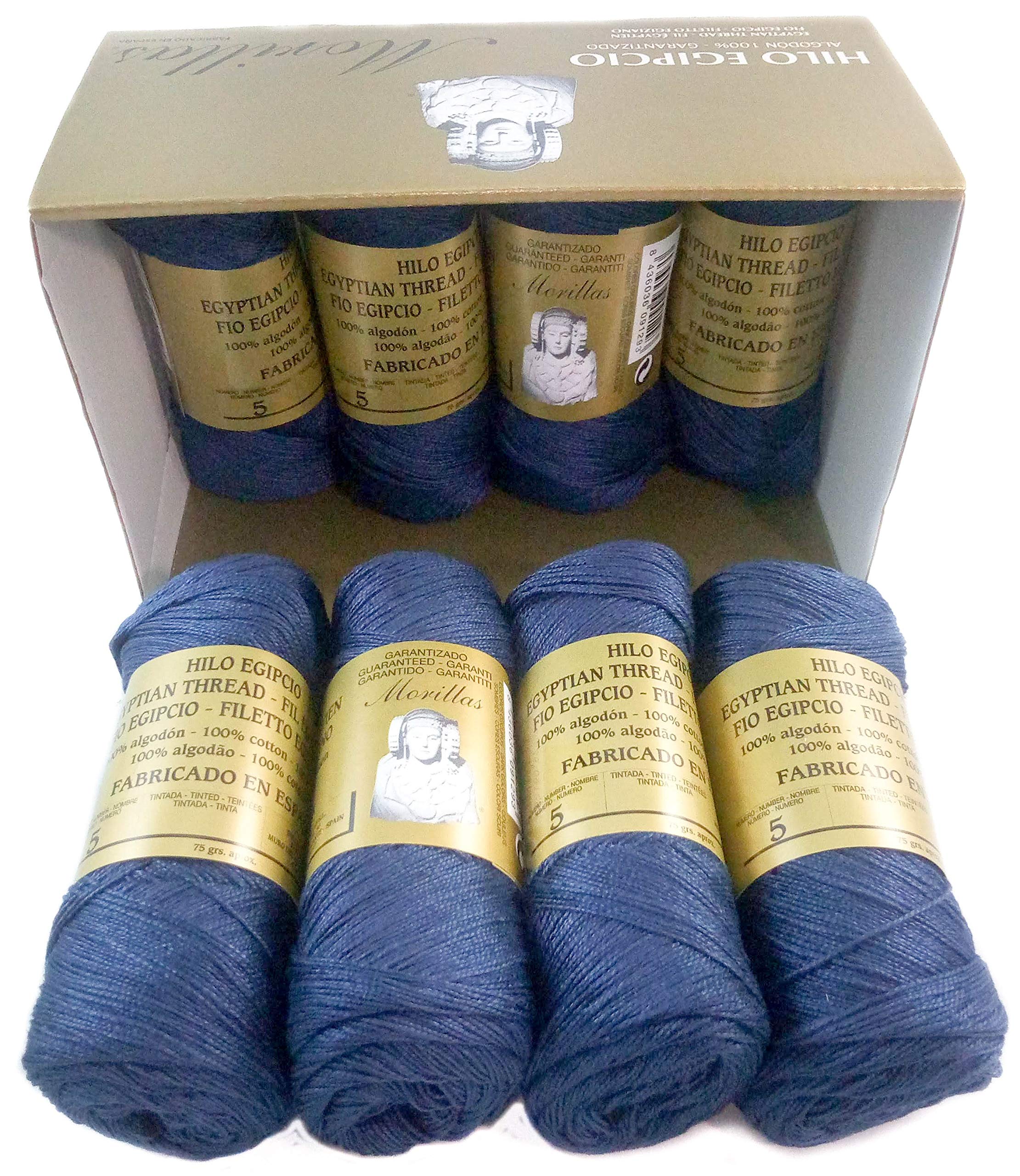 Morillas Zepelines Ne 5/2 cotone blu 14 8x75 g