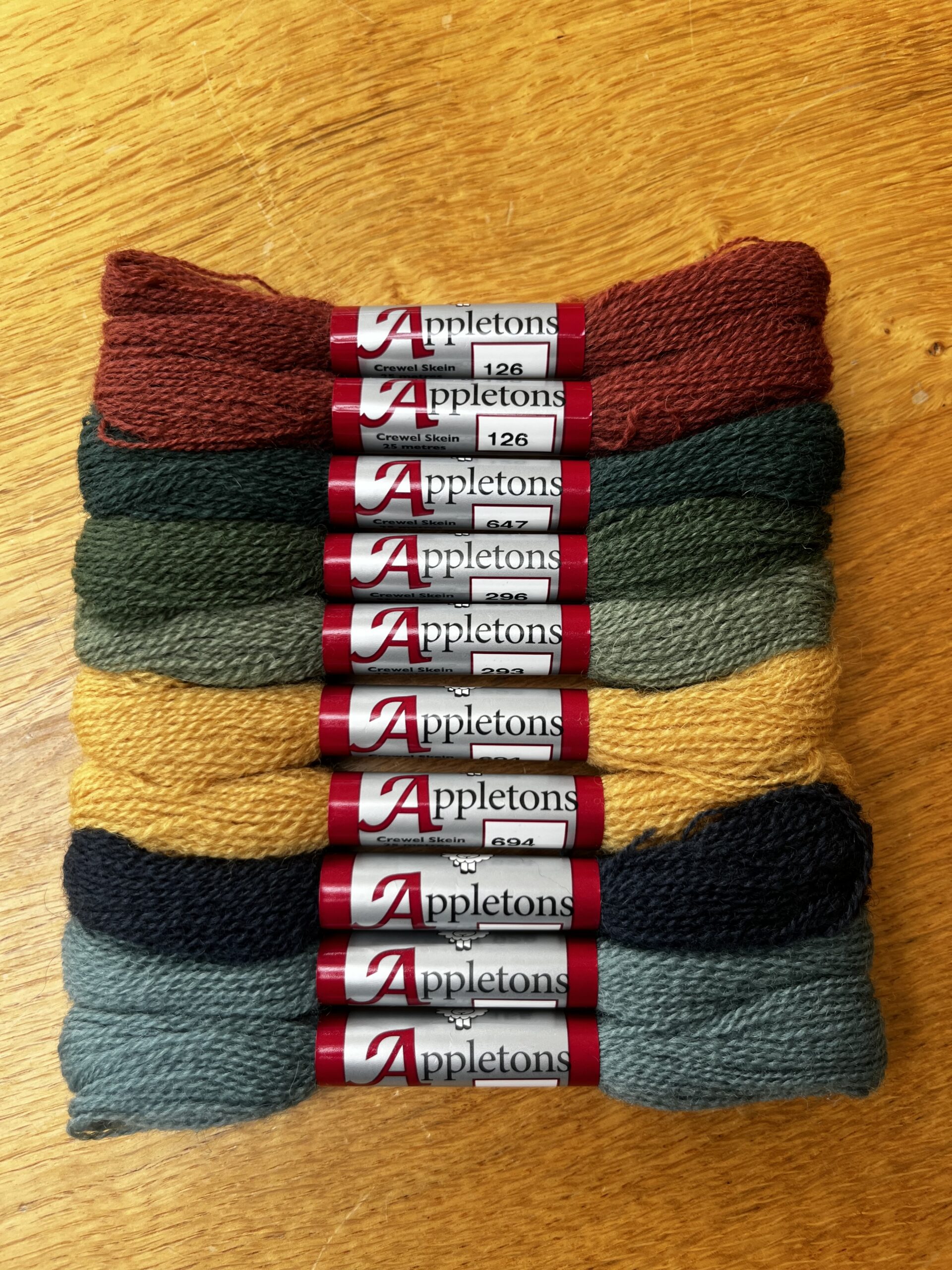 Appleton Bayeux 4 Ply Range set filati assortiti