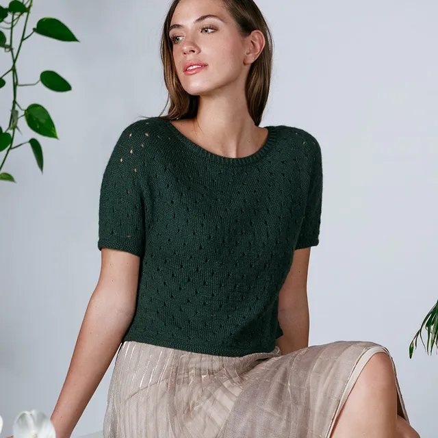 Pascuali Dena Shirt schema maglia top traforato