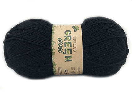 Il Filo di Arianna Greenwool lana 100g 16 nero melange