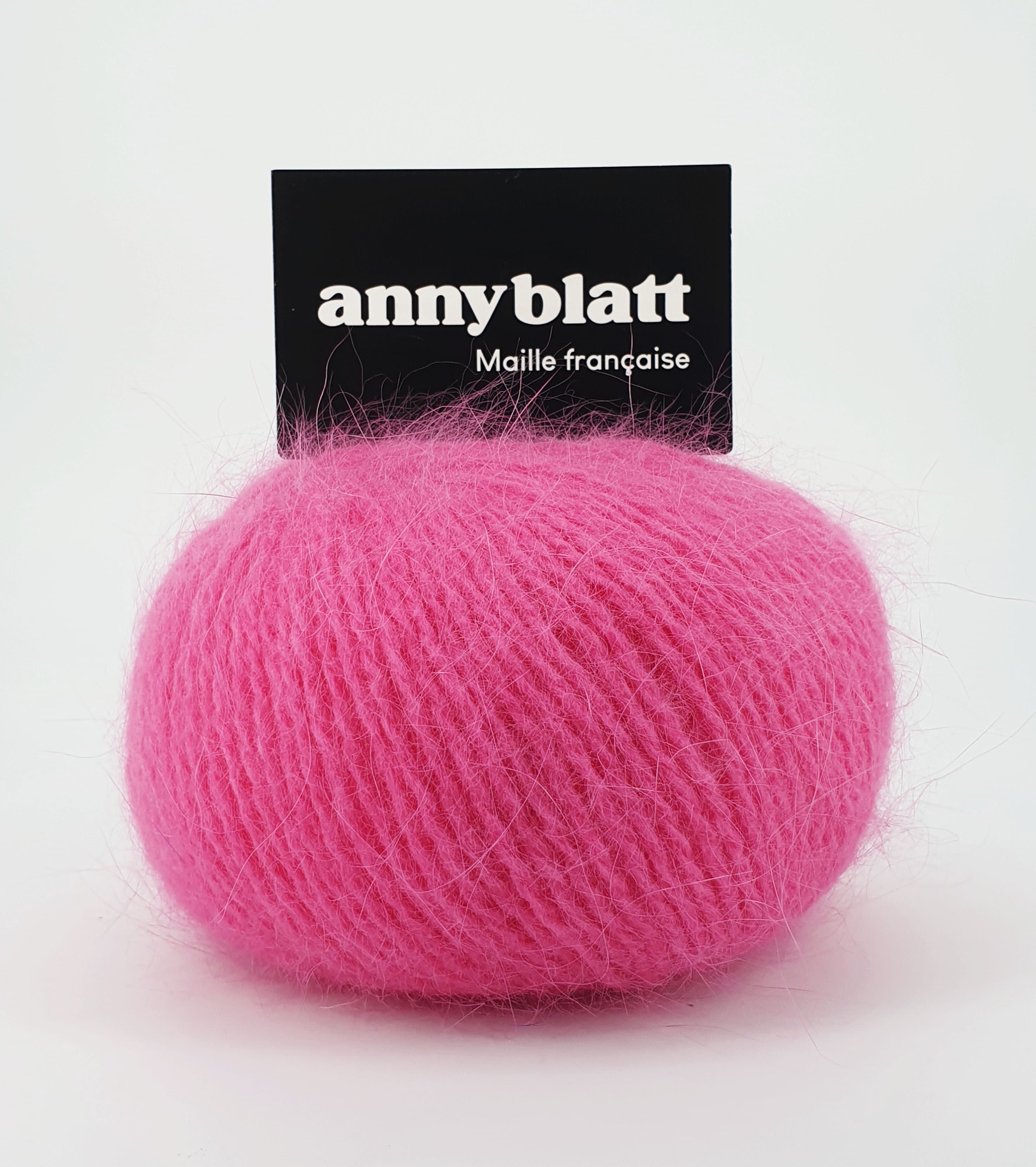 Annyblatt Angora Douceur Megève kit fascia e moffole naturale