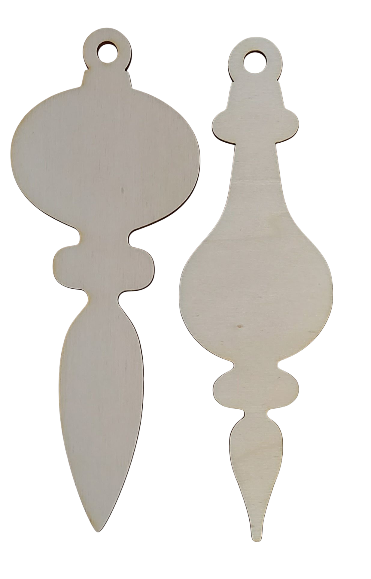 Il Filo di Arianna SFL264B palline lunghe legno 2 pezzi